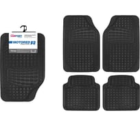 Автомобильные коврики Carfort MotoRed 2 резина, универсальные, Black 64466