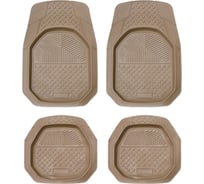 Автомобильные коврики Carfort Rovers 8 термопласт NBR, Beige 50601