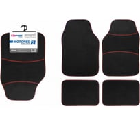 Автомобильные коврики Carfort MotoRed 3 резина/ковр., универсальные, Black 64467