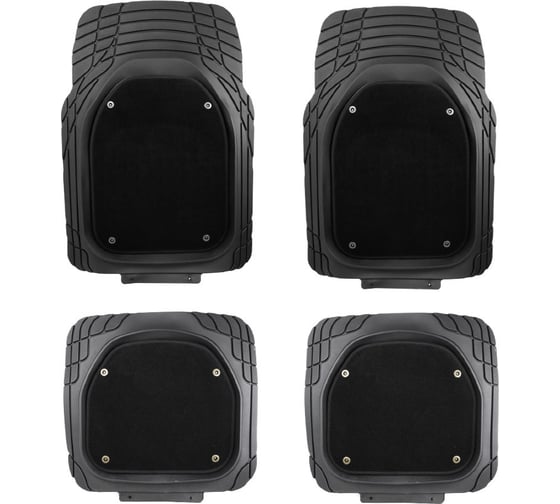 Автомобильные коврики Carfort Rovers 16 термопласт NBR со съёмн.ковр., Black 66660 1