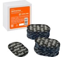 Заплата (латка) универсальная AIRLINE для шин и камер, овальная, 35х60 мм, 25 шт. ATRP005