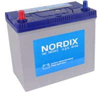 Аккумулятор Nordix 55 Ah, 520 А, R-прямая, 238х129х225 мм, необслуживаемый, малая клемма 55783