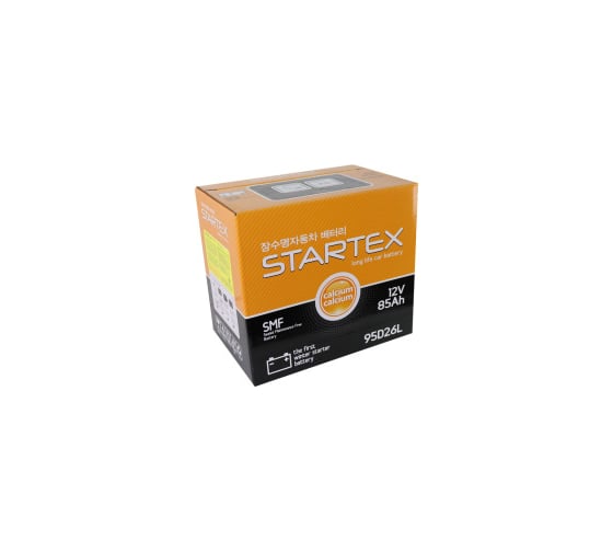 Аккумулятор Startex 85 Ah, L-обратная, 680 А, 260х173х225 мм, необслуживаемый 60550