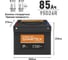 Аккумулятор Startex 85 Ah, R-прямая, 680 А, 260х173х225 мм, необслуживаемый 60551 2