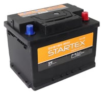 Аккумулятор Startex DIN, 62 Ah, L-обратная, 560 А, LB2T5 L, 245х175х175 мм, необслуживаемый 56123