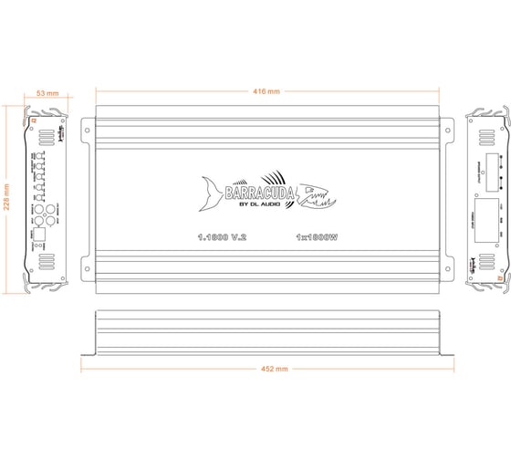 Усилитель DL AUDIO Barracuda 1.1800 v2 2016121