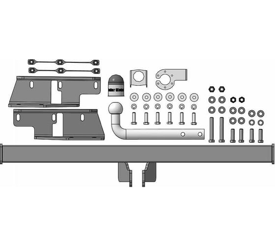 Фаркоп MOTODOR Changan CS85 2021 - н.в. 97205-A