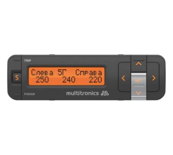 Парковочный датчик Multitronics PU-4TC черный УТ000001992