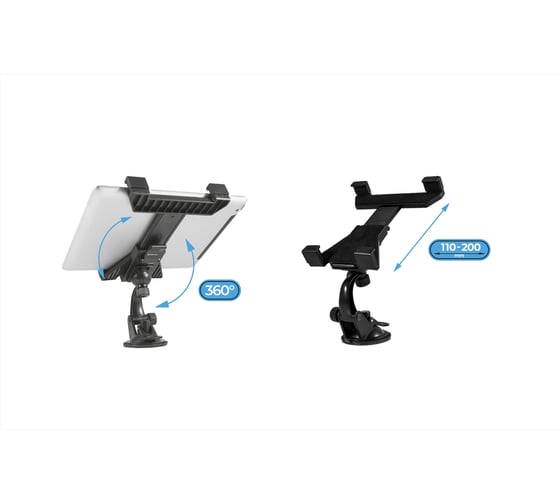 Автомобильный держатель DEFENDER Car holder 201+ 110-200 мм, на стекло/панель 29201