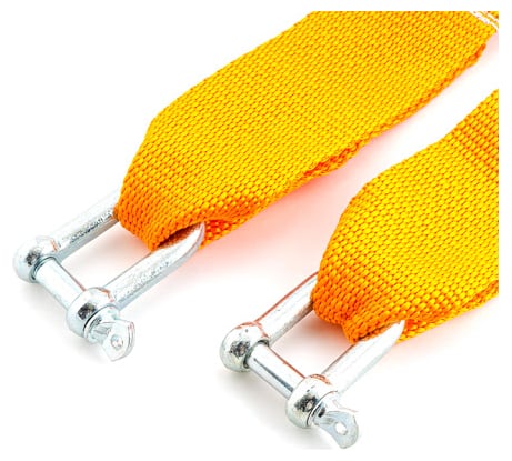 Буксировочный трос TopAuto РОСТРОС 15т 2 скобы М14, 5 метров, сумка 18855СС