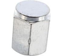 Пластиковые колпачки на шинный вентиль TopAuto, хром, набор 4шт, в блистере 14512