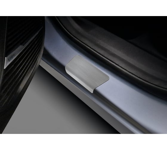 Накладки на пороги Rival для Geely Atlas II поколение 2023-н.в. 4 шт. NP.1903.3