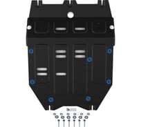 Защита картера Rival Changan CS55 Plus РКПП FWD 2022-н.в., сталь 1.5 мм, с крепежом 111.8925.1