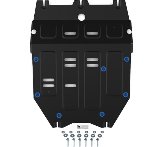 Защита картера Rival Changan CS55 Plus РКПП FWD 2022-н.в., сталь 1.5 мм, с крепежом 111.8925.1