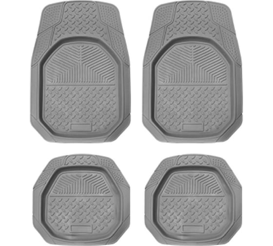 Автомобильные коврики Carfort Rovers 8 термопласт NBR, Grey 50600 1