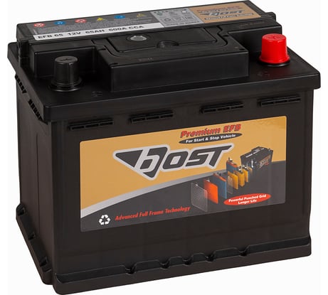 Аккумулятор BOST PREMIUM EFB 65 (65R 600A 242x175x190) 462578