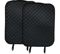 Защитная накидка на спинку сиденья A2DM комплект 2 шт, ромб черный/синий 118203