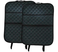 Защитная накидка на спинку сиденья A2DM комплект 2 шт, с органайзером, ромб jasper/красный 118207