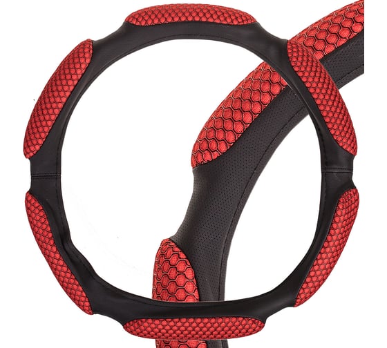 Оплетка SKYWAY Sponge snood 6 подушечек L Красная экокожа S01102248 1