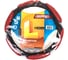 Оплетка SKYWAY Sponge snood 6 подушечек L Красная экокожа S01102248 2