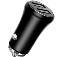 Автомобильное зарядное устройство TFN RAPID 2 USB, 3.1 A, черный -CCRPD01