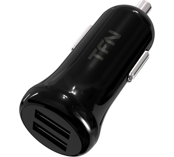 Автомобильное зарядное устройство TFN 2 USB, 2.4 A, черный -CC2U24ABK 1
