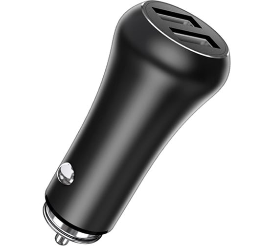 Автомобильное зарядное устройство TFN RAPID 2 USB, 2.4 А, QuickCharge, черный -CCRPD04 1