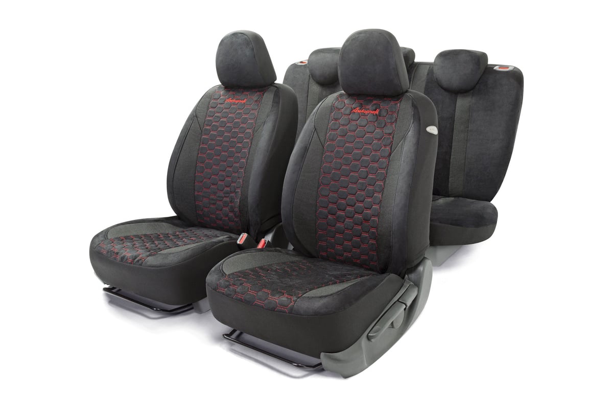 Авточехлы AUTOPROFI ALCANTARA ALC-1505 BK/RD - выгодная цена, отзывы,  характеристики, фото - купить в Москве и РФ