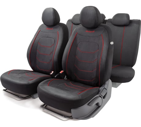 Авточехлы AUTOPROFI ARROW ARW-1102 BK/RD