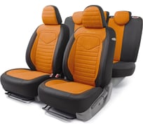 Авточехлы AUTOPROFI LINEN LIN-1505 BK/ORANGE