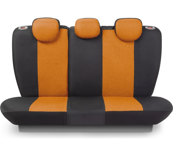 Авточехлы AUTOPROFI LINEN LIN-1505 BK/ORANGE