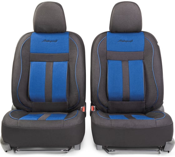 Получехлы на передние сиденья AUTOPROFI CUS-0405 BK/BL
