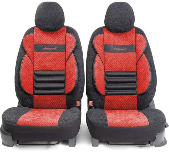 Получехлы на передние сиденья AUTOPROFI COMFORT COMBO CMB-0405 BK/RD