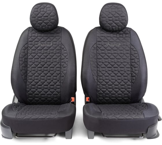 Получехлы на передние сиденья AUTOPROFI SOFT SFT-0405 BK/BK