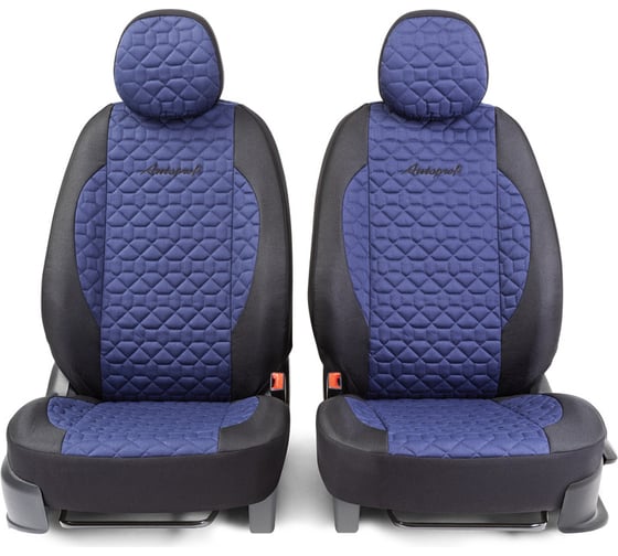 Получехлы на передние сиденья AUTOPROFI SOFT SFT-0405 BK/D.BL