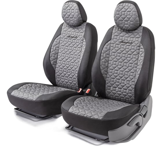 Получехлы на передние сиденья AUTOPROFI SOFT SFT-0405 BK/D.GY