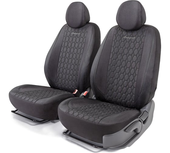 Получехлы на передние сиденья AUTOPROFI VERONA VER-0405 BK/BK 1