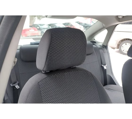 Чехлы на сиденья DEFLY Ford Focus 2, 2004-2011, жаккард Fr1-2