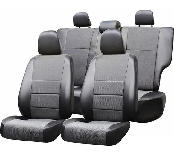 Чехлы на сиденья DEFLY Renault Duster, 2010-2015, сплошной задний ряд, жаккард Rn6-2