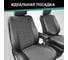 Чехлы на сиденья DEFLY Ford Focus 3, 2010-2019, Trend Sport, Titanium, экокожа черная/жаккард Fr2-2C 4