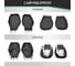 Чехлы на сиденья DEFLY Ford Focus 3, 2010-2019, Trend Sport, Titanium, экокожа черная/жаккард Fr2-2C 8