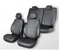 Чехлы на сиденья DEFLY Mitsubishi Outlander, 2005-2012, экокожа черная Mts3-2K