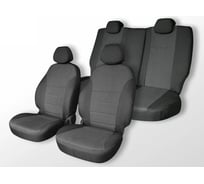 Чехлы на сиденья DEFLY Chevrolet Niva, 2002-2014, экокожа черная/жаккард Ch1-2C