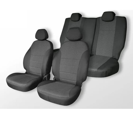 Чехлы на сиденья DEFLY Nissan X-Trail (Т32), 2013-2022, жаккард Nis7-2 1