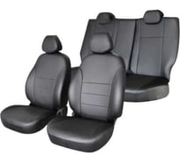 Чехлы на сиденья DEFLY Kia Sportage (QL), 2018-2022, экокожа черная Kia8-2K
