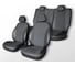 Чехлы на сиденья DEFLY Ford Focus 2, 2004-2011, экокожа черная/жаккард Fr1-2C 1