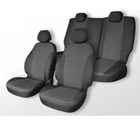 Чехлы на сиденья DEFLY Toyota Vitz, 2010-2020, литой подголовник 1 ряда, жаккард Ty50-2