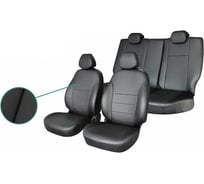 Чехлы на сиденья DEFLY Hyundai Tucson, 2004-2009, экокожа черная Hnd2-2K