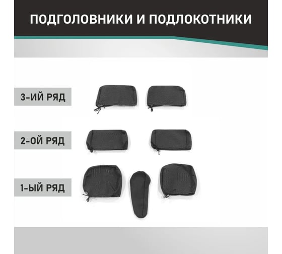 Чехлы на сиденья DEFLY Honda Stepwgn, 2001-2003, 7 мест, жаккард Hon3-7-2
