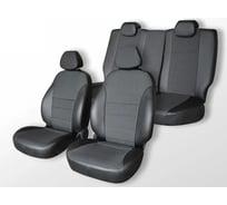 Чехлы на сиденья DEFLY Chevrolet Cobalt, 2011-2015, экокожа черная/жаккард Ch2-2C